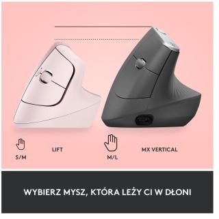 Mysz Lift Różowa 910-006478