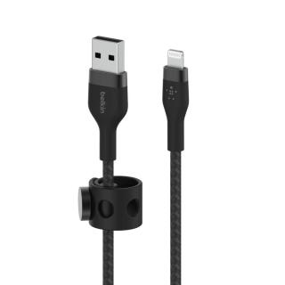 Kabel BoostCharge USB-A do Lightning silikonowy 2m, czarny