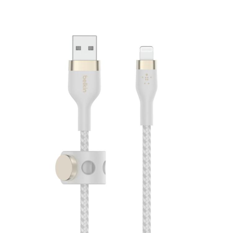 Kabel BoostCharge USB-A do Lightning silikonowy 3m, biały