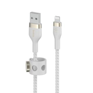 Kabel BoostCharge USB-A do Lightning silikonowy 3m, biały