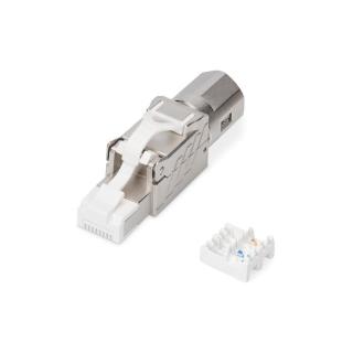 Wtyk modularny RJ45 kat.8.1, PoE++, 25/40GbE, STP, ekranowany, zakręcany, beznarzędziowy, AWG 26-22