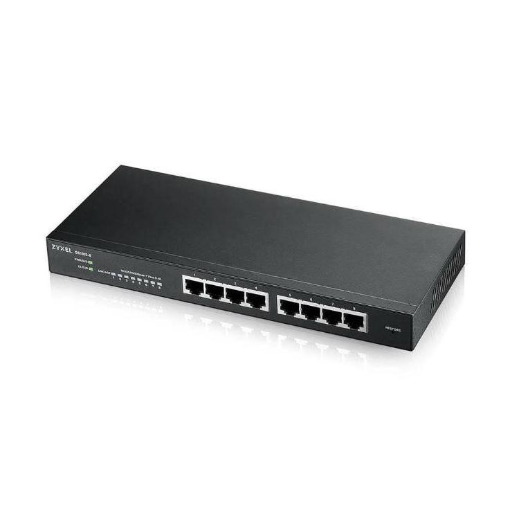 Przełącznik zarządzalny GS1915-8 8port GbE Smart mode Switch NebulaFlex Cloud