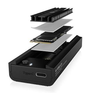 Stacja dokująca IB-180MC-C31 M.2 NVMe&SATA Docking, USB...