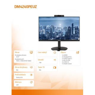 Monitor 24 cale Primary Full-HD Dock 100W PowerDelivery biały