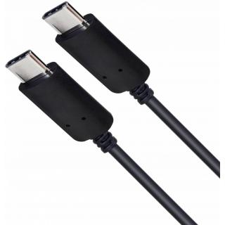 Kabel USB C - USB C 1m. silikonowy czarny