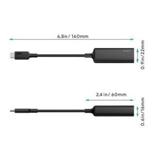 CB-A30 aluminiowa karta sieciowa USB-C Gigabit 10/100/1000 Mbps RJ45 | 1 Gb/s | USB 3.0 Typ C | diody LED