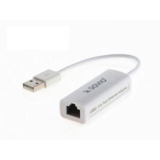 Adapter USB LAN 2.0 - Fast Ethernet (RJ45), blister, CL-24