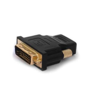 Adapter HDMI żeński - DVI męski 24+1, wielopak 10 szt.,...