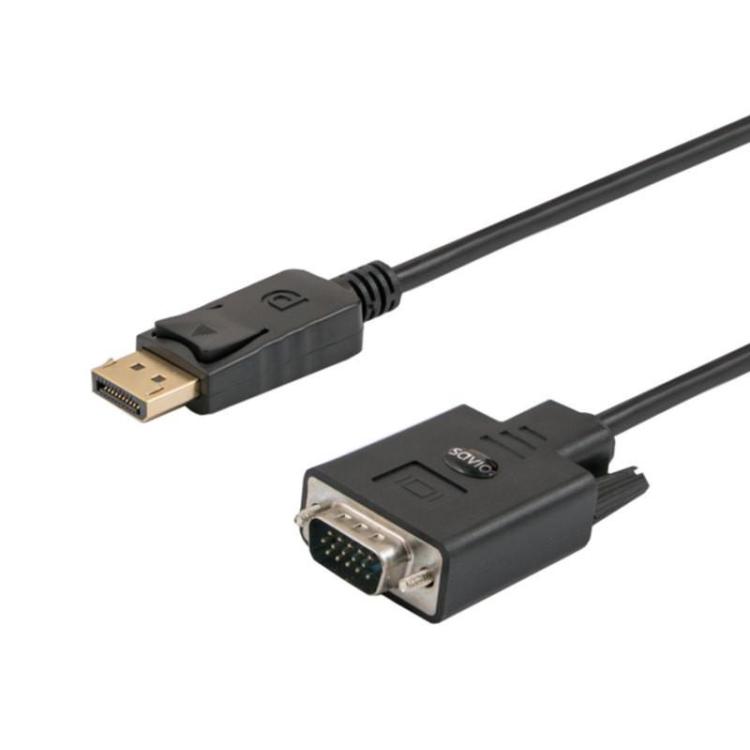 Kabel DisplayPort (M) - VGA (M) 1,8m, CL-92