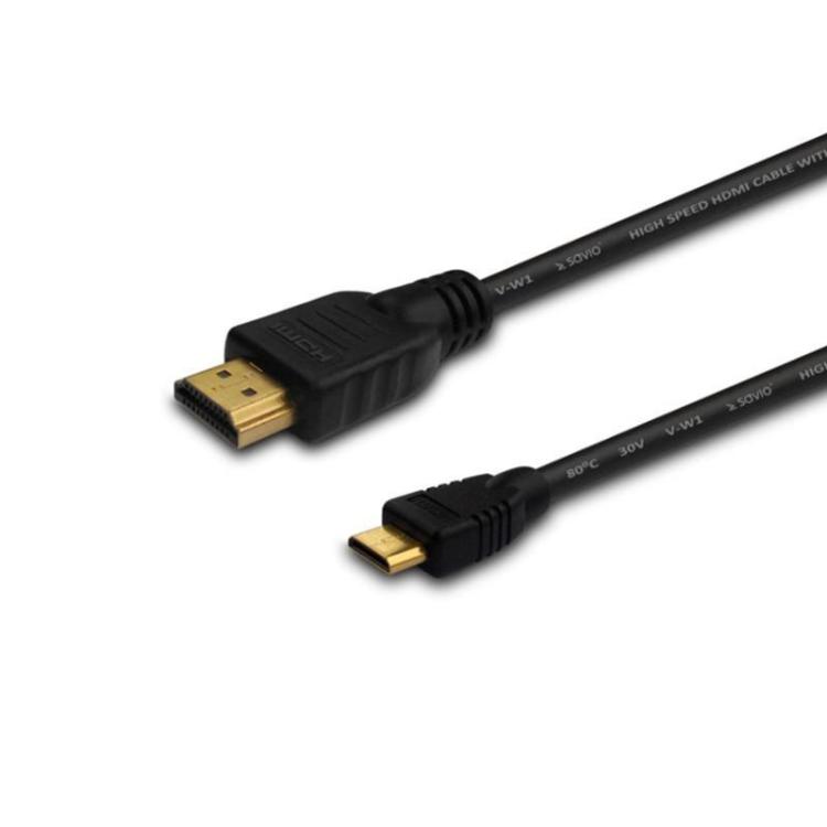 KABEL HDMI (M) - Mini HDMI (M) 1,5m, czarny, CL-09