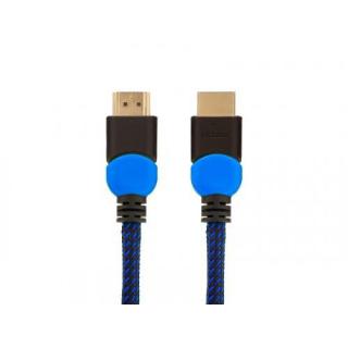 Kabel HDMI 2.0 niebiesko-czarny 1,8m, GCL-02