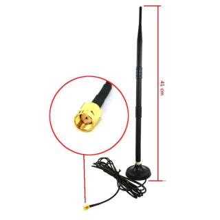 Dookólna antena WiFi 12dBI 41CM RP-SMA PODS, AK-05