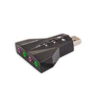 Karta dźwiękowa USB 7w1, dźwięk Virtual 7.1CH, Plug &...