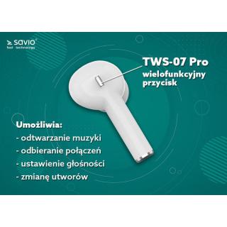 Słuchawki Bluetooth z mikrofonem, TWS-07