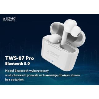 Słuchawki Bluetooth z mikrofonem, TWS-07