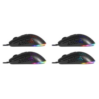 Mysz gamingowa przewodowa SHEPARD GM-620L 12800 dpi 7P RGB