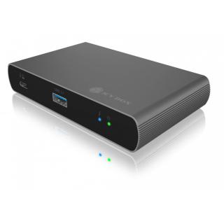 Hub IB-HUB801-TB4 Thunderbolt 4 HUB, 3x Thunderbolt 4 do 40 Gbit/s i 1x USB 3.2 Gen2 Type-A do 10 Gbit/s