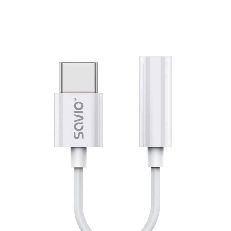 Adapter USB-C - Mini Jack 3,5mm, Xiaomi, Huawei, Oppo, AK-51