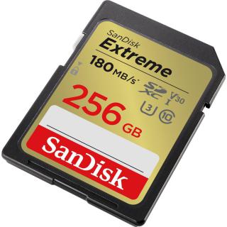 Karta pamięci Extreme SDXC 256GB 180/130 MB/s V30 UHS-I