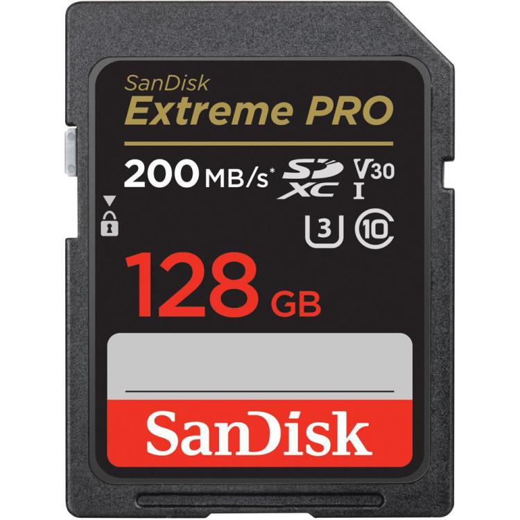 Karta pamięci Extreme Pro SDXC 128GB 200/90 MB/s V30 UHS-I U3