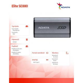 Dysk zewnętrzny SSD SE880 500GB USB3.2A/C Gen2x2