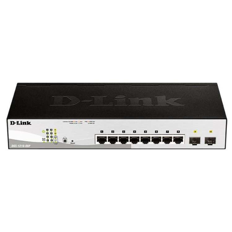 Przełącznik DGS-1210-08P Switch 8GE PoE 2SFP