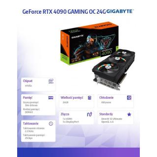 Karta graficzna GeForce RTX 4090 GAMING OC 24G GDDR6X 384bit 3DP/HDMI