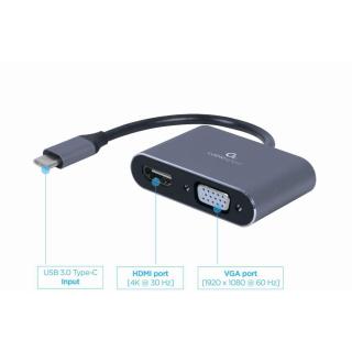 Adapter USB-C to HDMI VGA