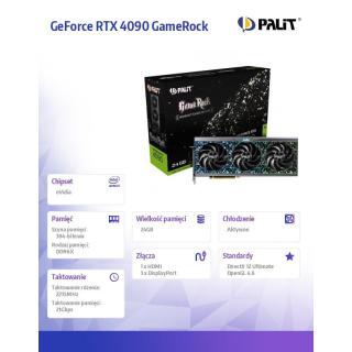 Karta graficzna GeForce RTX 4090 GAMEROCK 24G GDDR6X 384bit HDMI/3DP