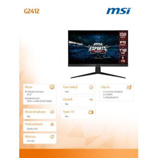 Monitor G2412 23.8'' LED/FHD/IPS/170Hz