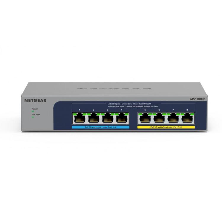 Przełącznik MS108UP Switch 8x2.5GE PoE++