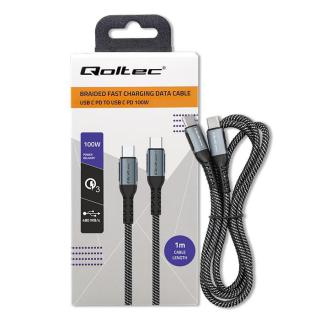 Kabel USB 2.0 typ C | USB 2.0 typ C 100W | QC 3.0 | PD |...