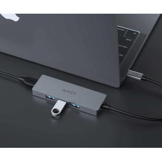 CB-C62 aluminiowy Hub USB-C | Ultra Slim | 4w1 | 4xUSB 3.1