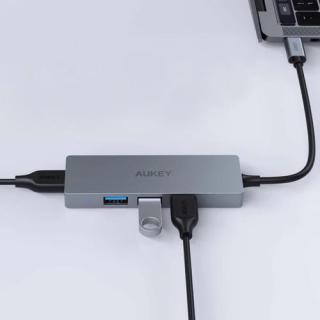 CB-C62 aluminiowy Hub USB-C | Ultra Slim | 4w1 | 4xUSB 3.1