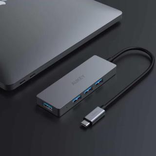 CB-C62 aluminiowy Hub USB-C | Ultra Slim | 4w1 | 4xUSB 3.1