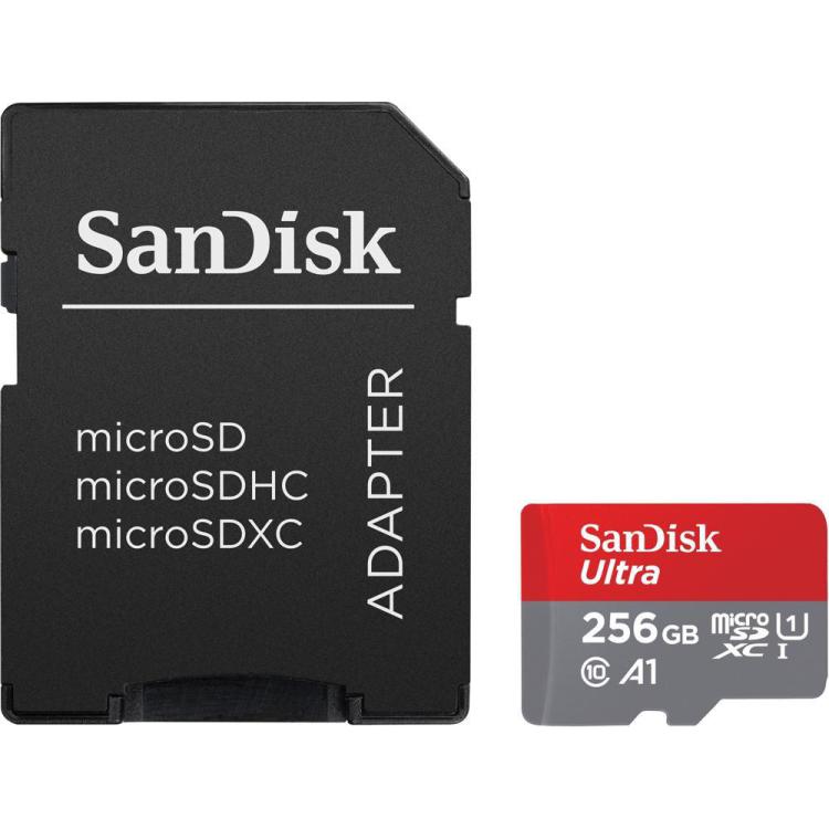 Ultra microSDXC 256GB 150MB/s A1 + Adapter SD