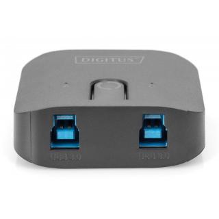 Przełącznik USB 3.0 Super Speed 5 Gbps, 2 PC - 1 Urządzenie, samozasilający