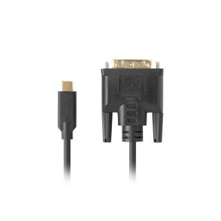 Kabel USB-C(M)- DVI-D(24+1)(M) 1.8M czarny