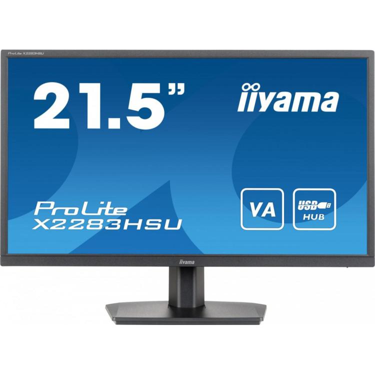 Monitor 21.5 cala X2283HSU-B1 VA,HDMI,DP,2x2W,2xUSB,1ms,VESA