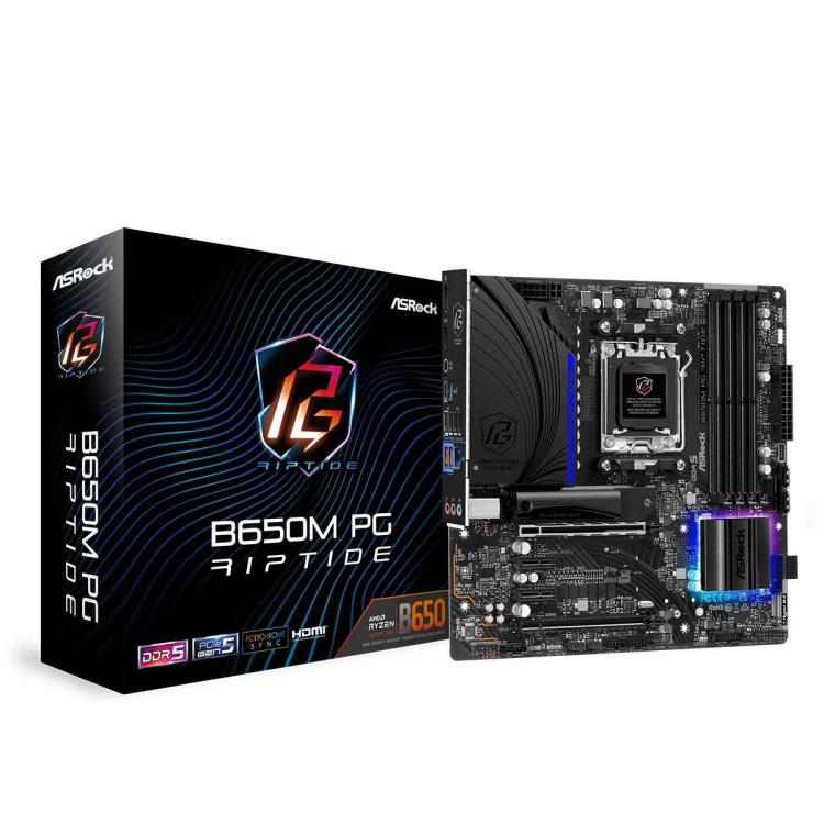 Płyta główna B650M PG RIPTIDE AM5 4DDR5 HDMI/DP mATX