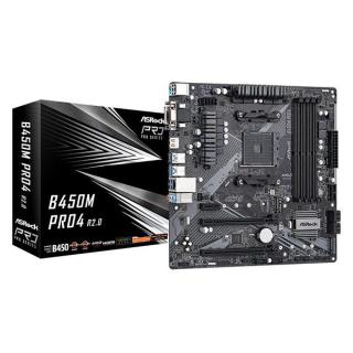 Płyta główna B450M PRO4 R2.0 AM4 4DDR4 HDMI uATX