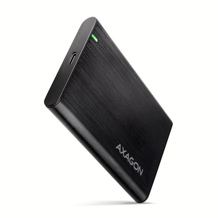 EE25-A6C Bezśrubowa aluminiowa obudowa zewnętrzna USB-C 3.2 Gen 1 - SATA 6G dla 2.5" SSD/HDD