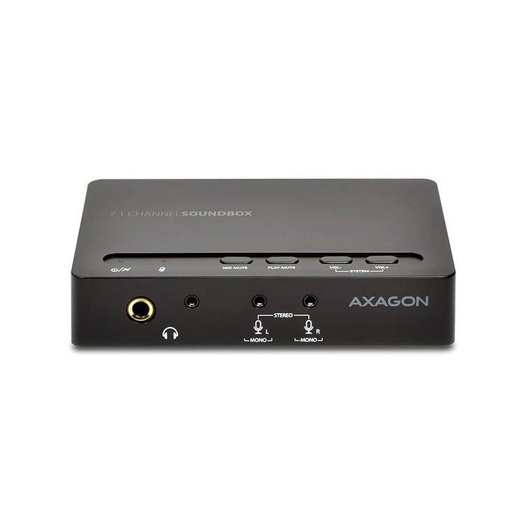 ADA-71 Zewnętrzna karta dzwiękowa, Soundbox USB real 7.1 audio adapter, SPDIF in/out