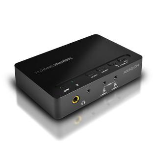 ADA-71 Zewnętrzna karta dzwiękowa, Soundbox USB real 7.1 audio adapter, SPDIF in/out