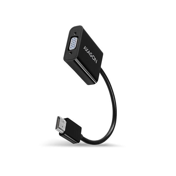 RVH-VGAN Adapter aktywny HDMI - VGA FullHD, wyjście audio, micro USB złącze zasilania