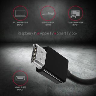 RVH-VGAN Adapter aktywny HDMI - VGA FullHD, wyjście audio, micro USB złącze zasilania