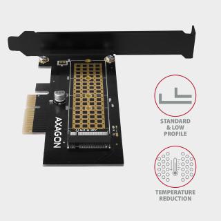 PCEM2-N Adapter wewnetrzny PCIe x4, 1x M.2 NVMe M-key slot, SP & LP