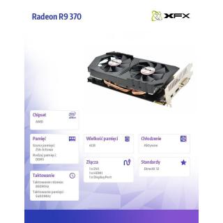 Karta graficzna - Radeon R9 370 4GB GDDR5 256BIT DVI HDMI DP ATX DUAL H9