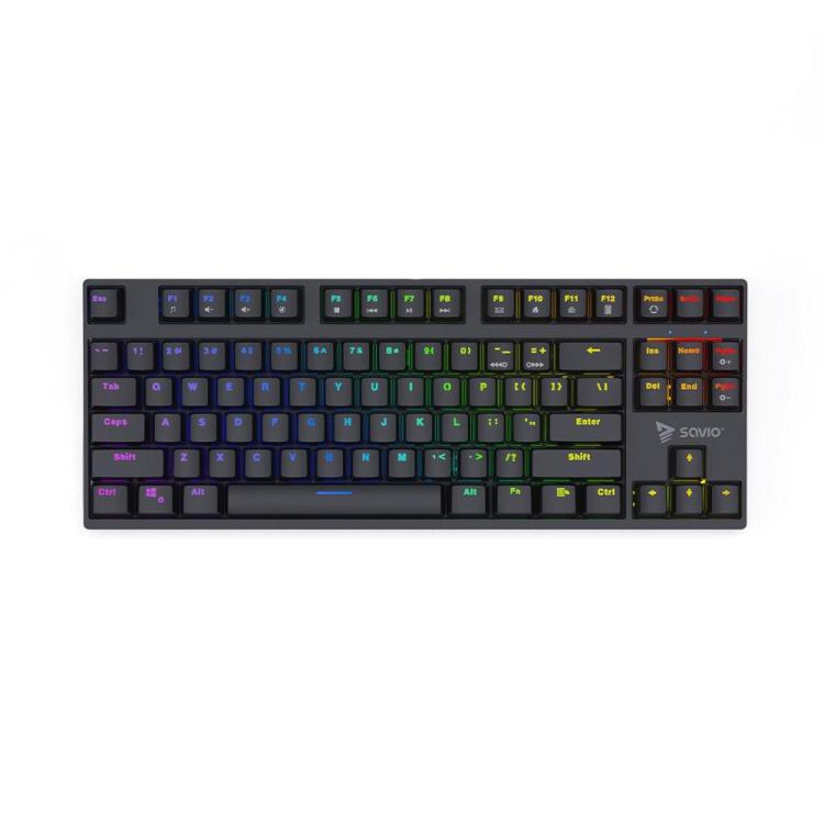 Klawiatura mechaniczna Rampage Outemu Brown, anti-ghosting, RGB