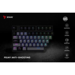 Klawiatura mechaniczna Rampage Outemu Brown, anti-ghosting, RGB